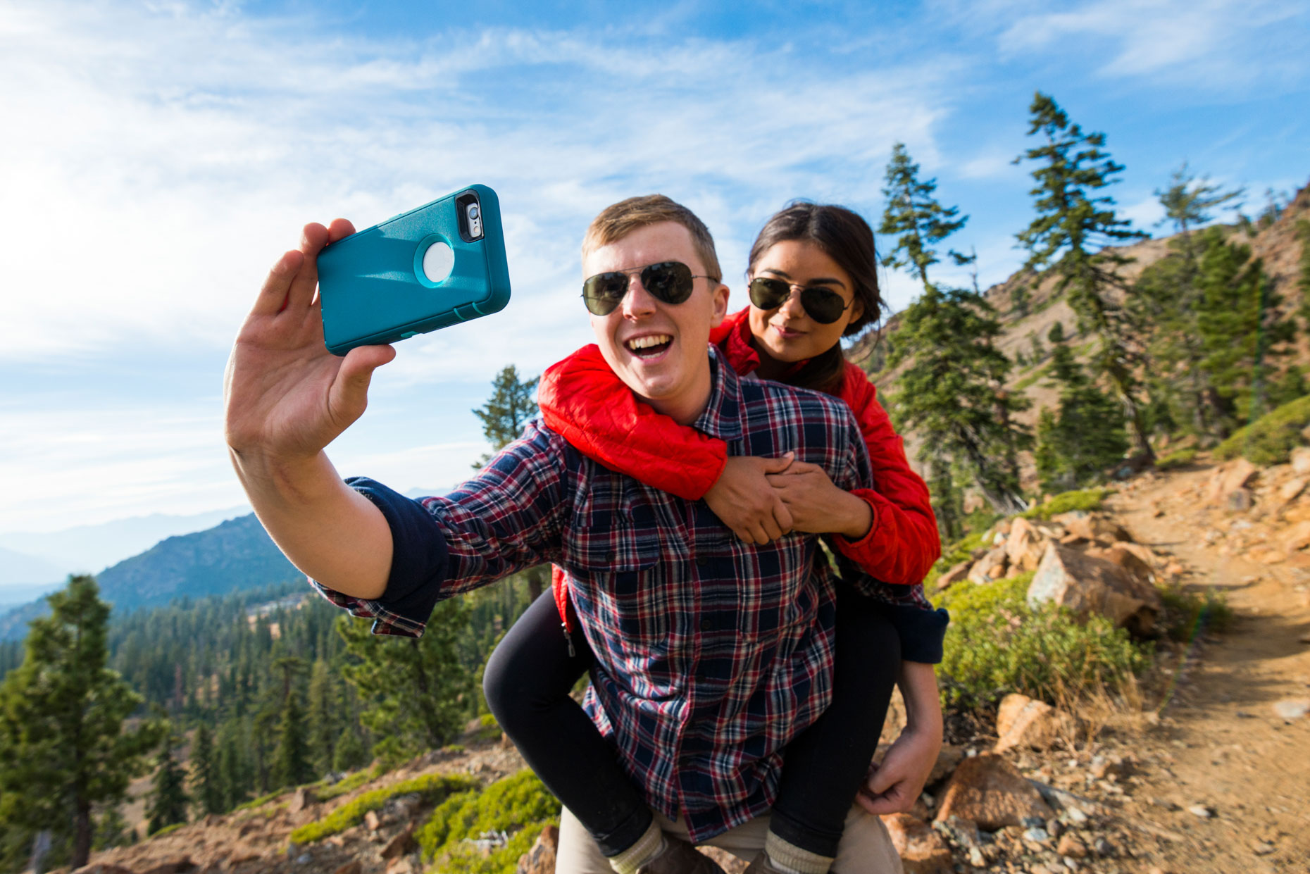 Hiking Selfie, Shasta-Trinity National Forest, California