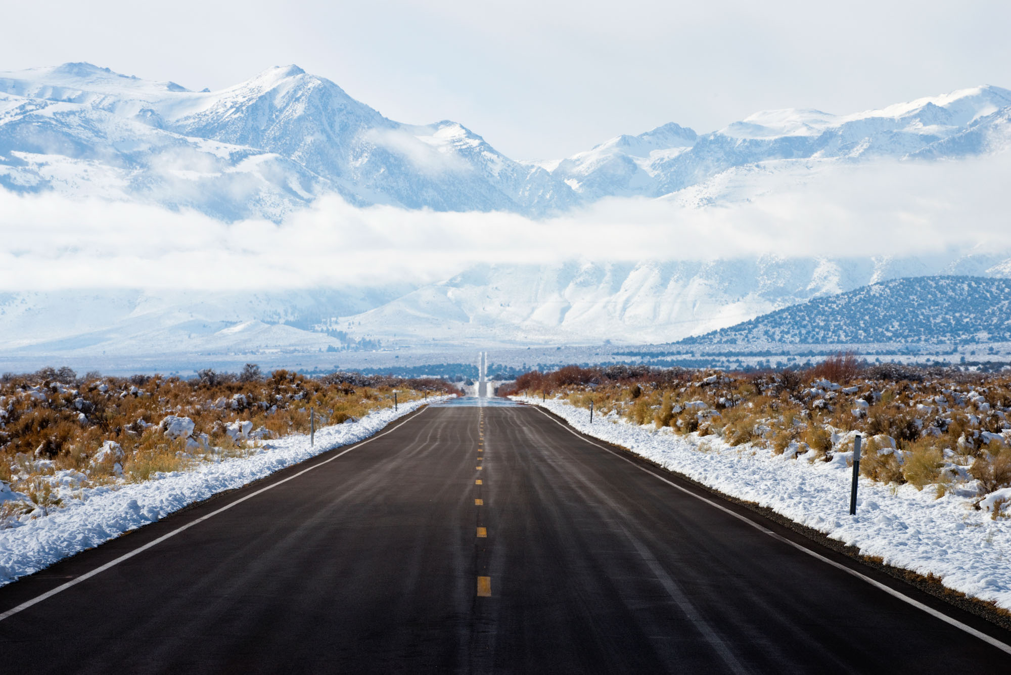 Winter Road | Eastern Sierra, California