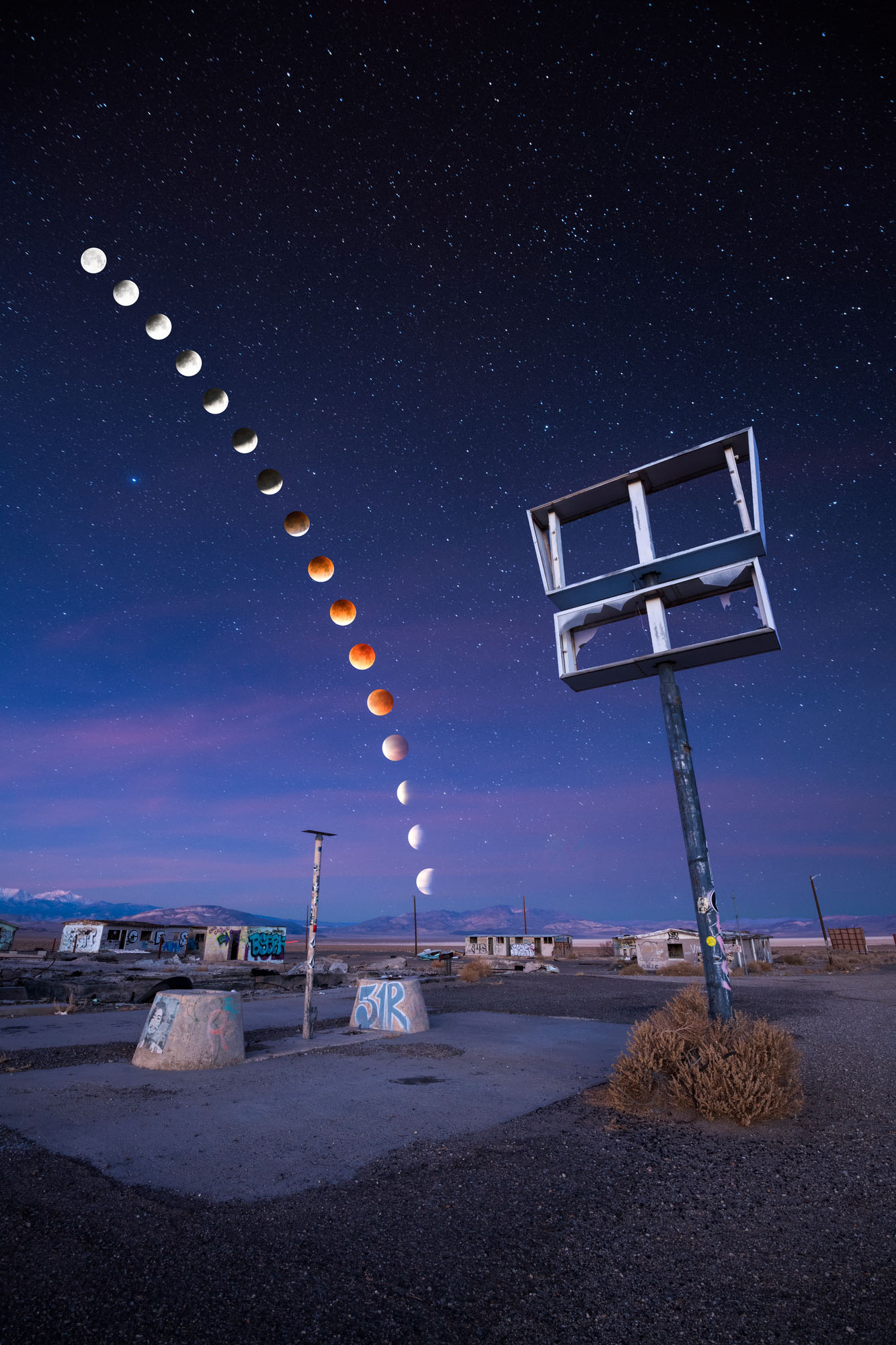 Lunar Eclipse | Coaldale, Nevada